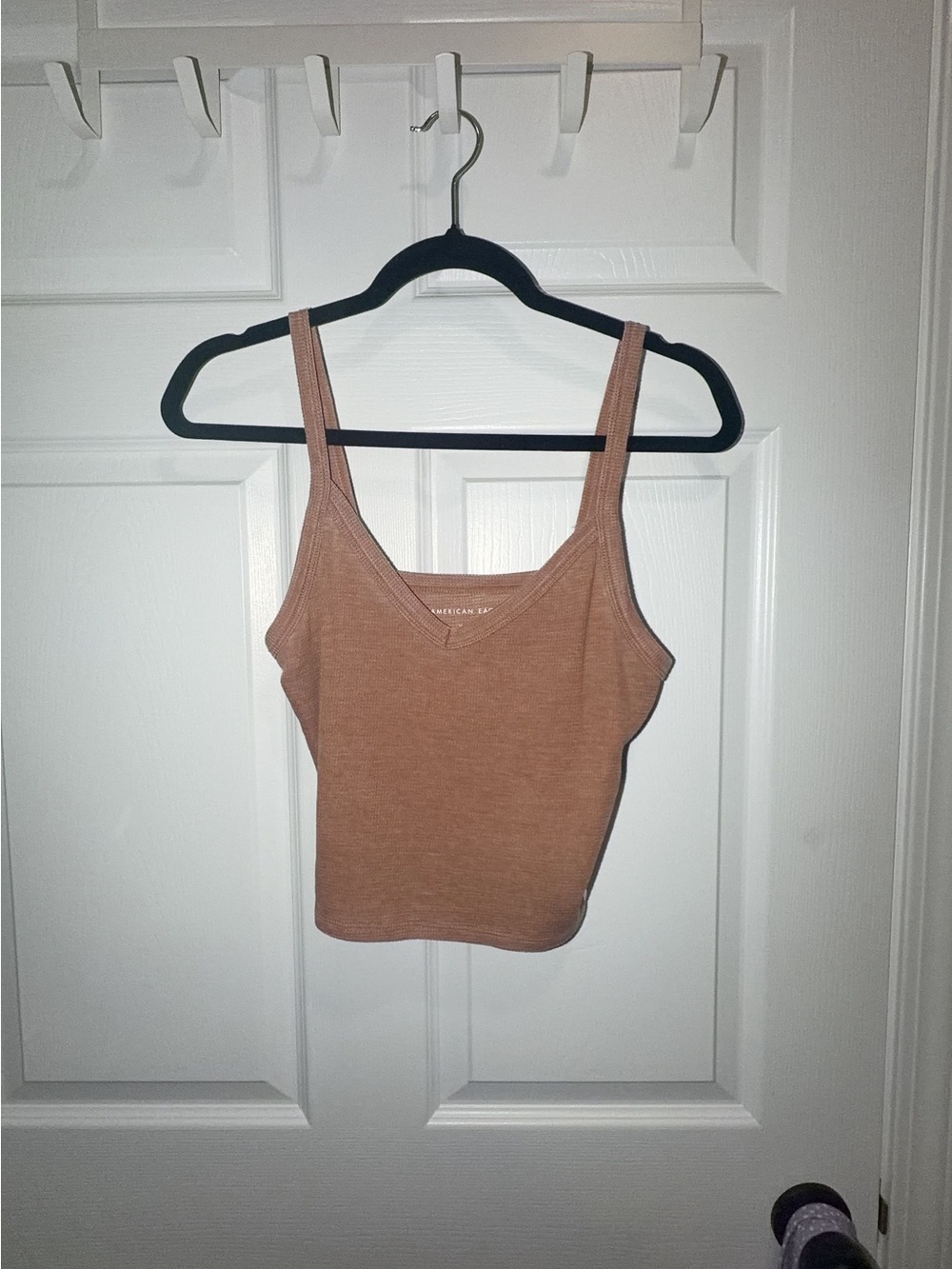 American Eagle Outfitters Ribbed Tank Top - Tan